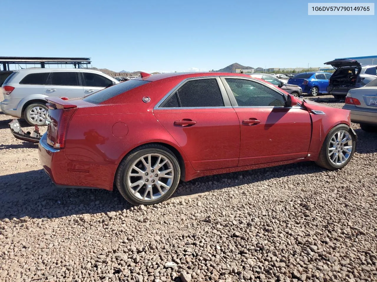 2009 Cadillac Cts Hi Feature V6 VIN: 1G6DV57V790149765 Lot: 79295984