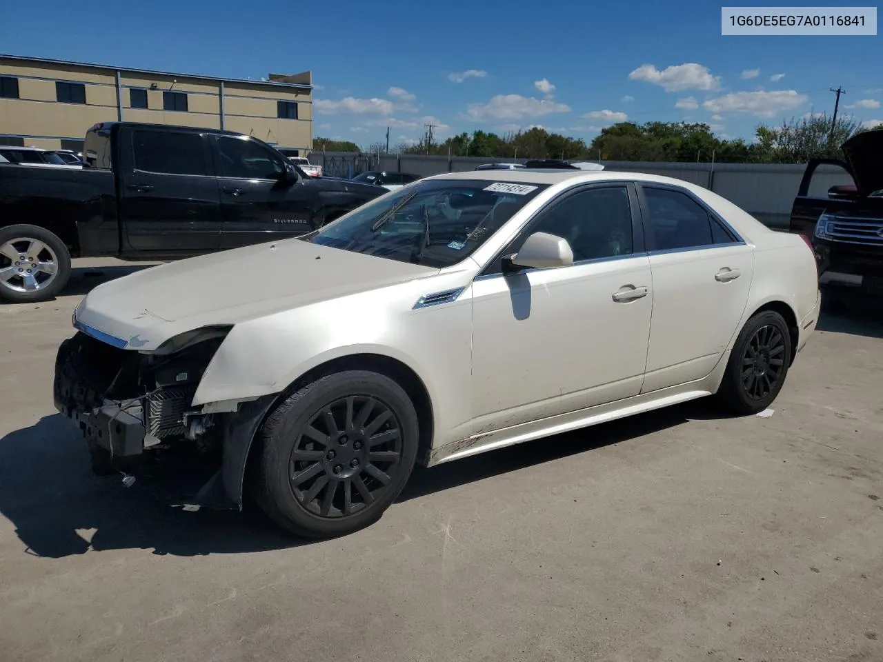 2010 Cadillac Cts Luxury Collection VIN: 1G6DE5EG7A0116841 Lot: 72714314