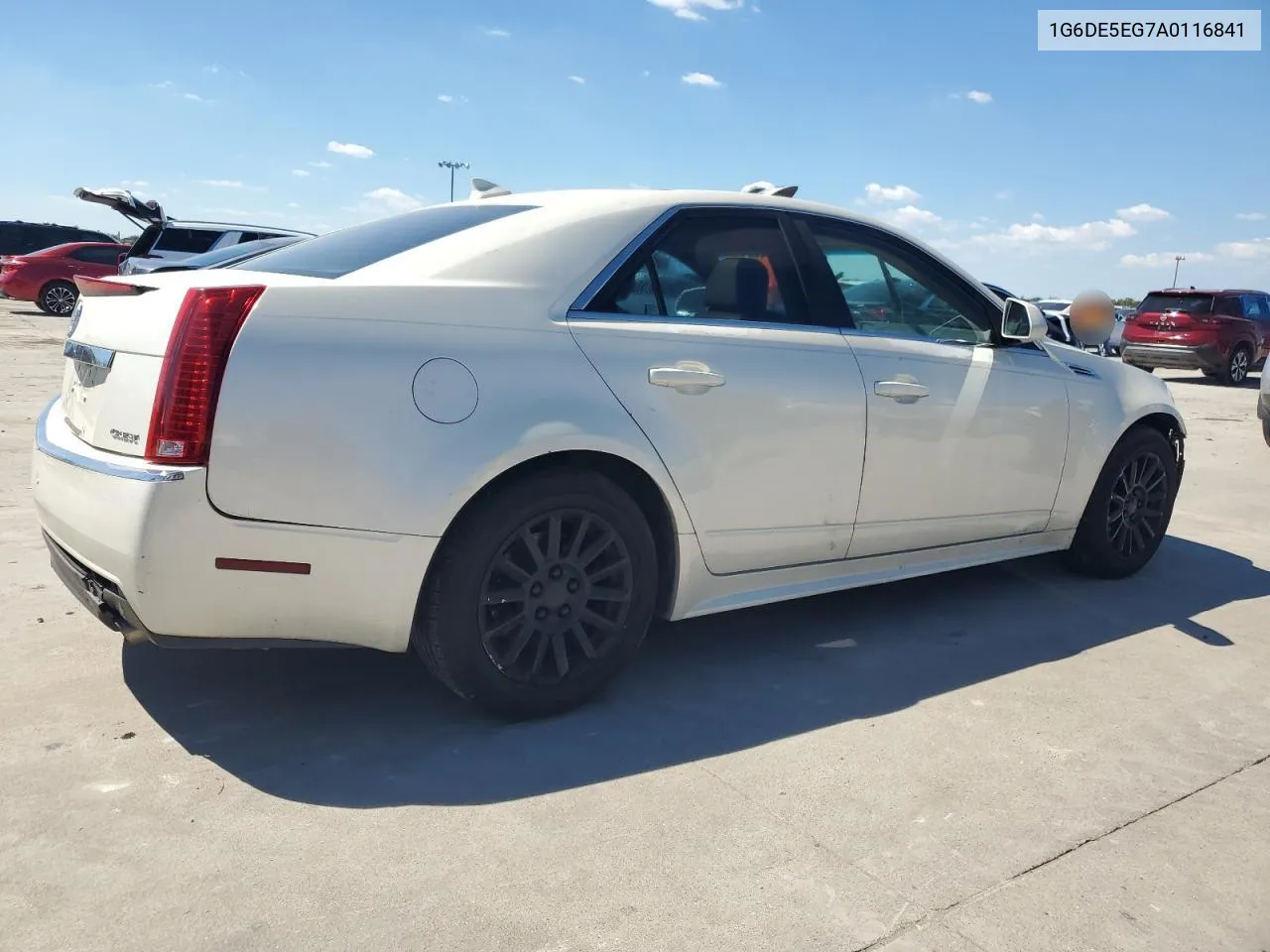 2010 Cadillac Cts Luxury Collection VIN: 1G6DE5EG7A0116841 Lot: 72714314