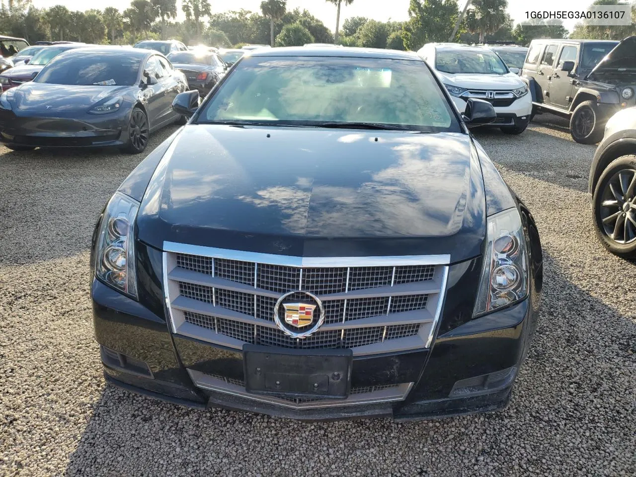 2010 Cadillac Cts Luxury Collection VIN: 1G6DH5EG3A0136107 Lot: 74242724