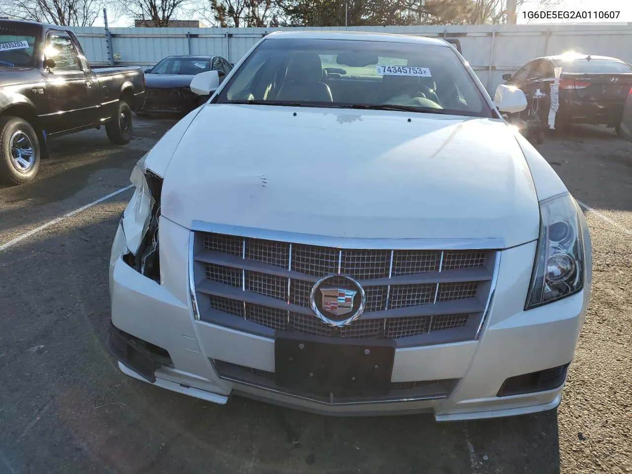 2010 Cadillac Cts Luxury Collection VIN: 1G6DE5EG2A0110607 Lot: 74345753