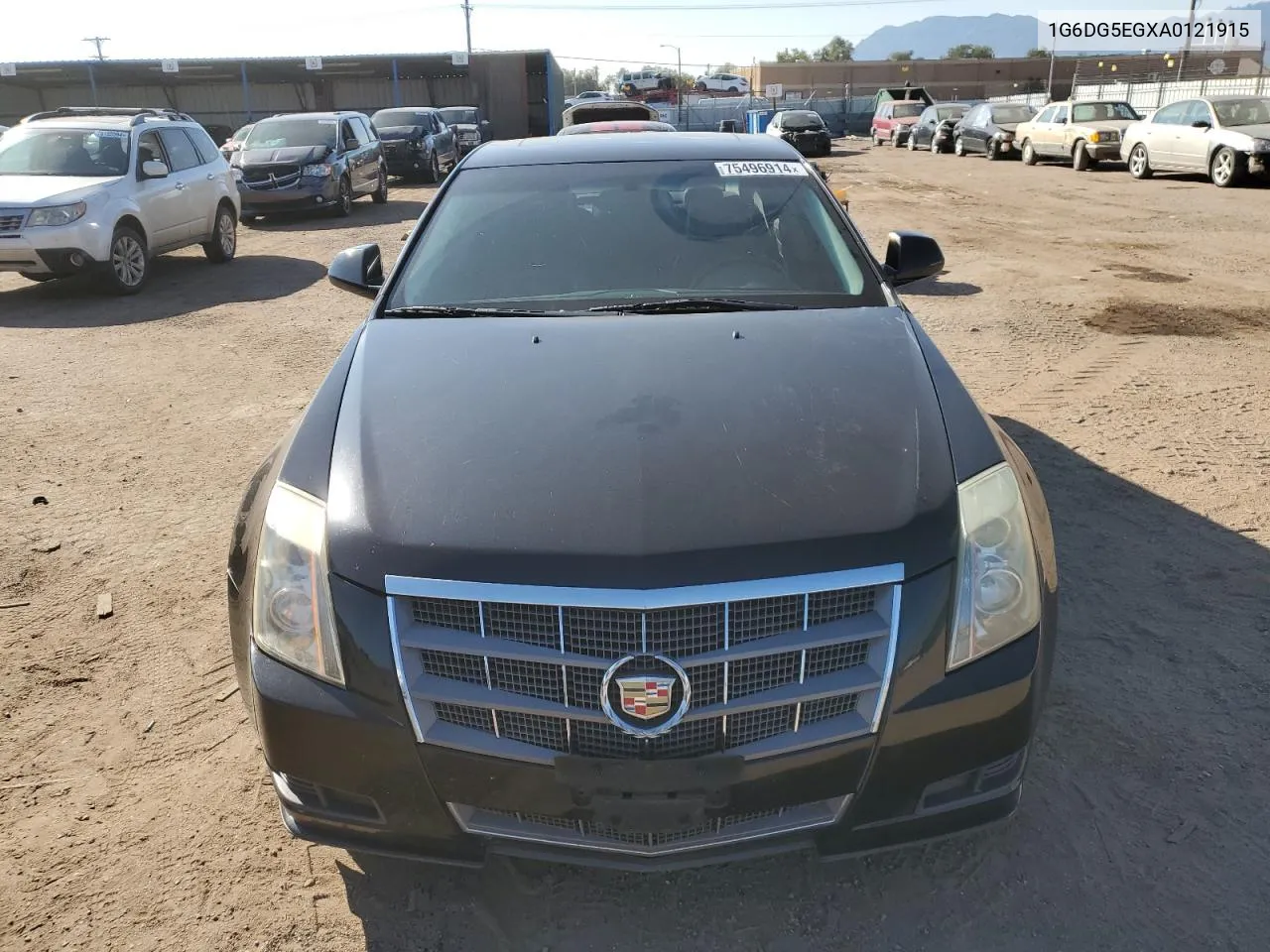 2010 Cadillac Cts Luxury Collection VIN: 1G6DG5EGXA0121915 Lot: 75496914