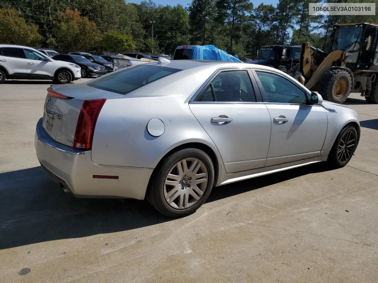 2010 Cadillac Cts Performance Collection VIN: 1G6DL5EV3A0103198 Lot: 75913604