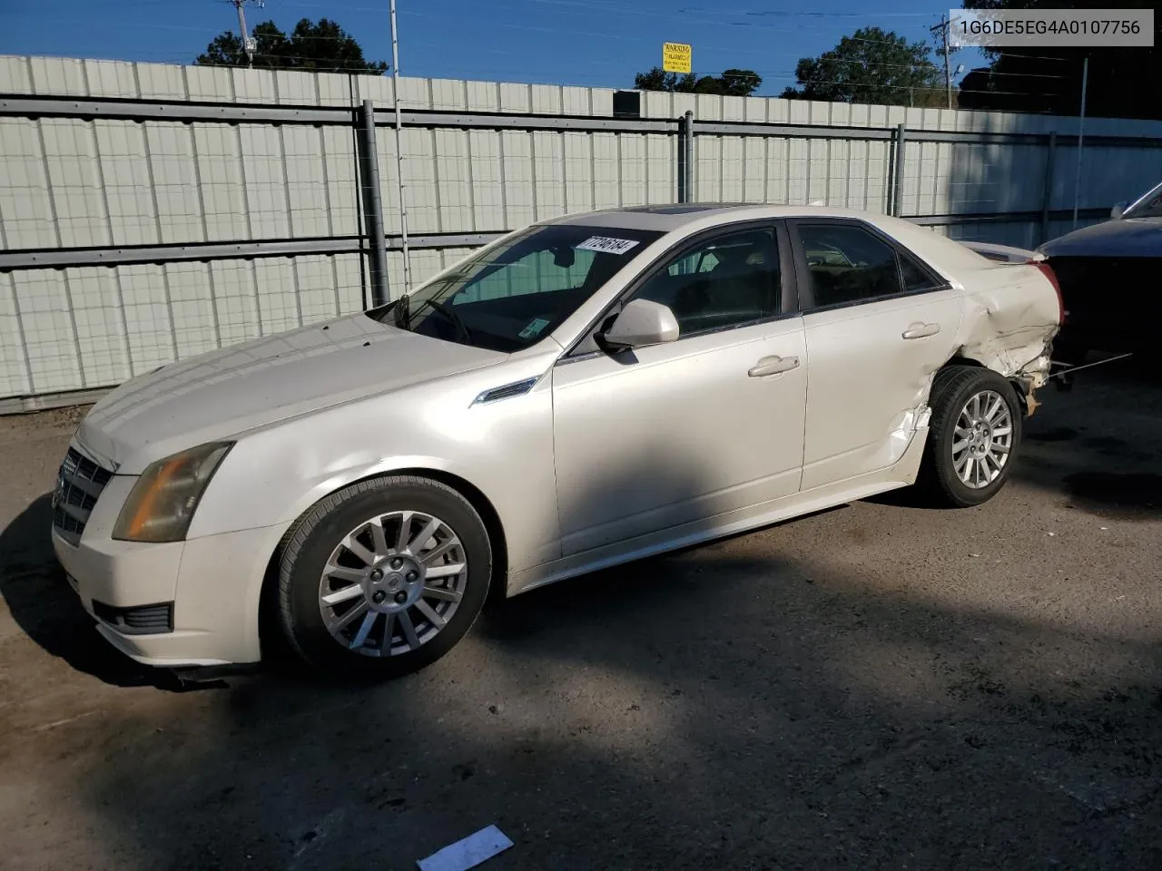 2010 Cadillac Cts Luxury Collection VIN: 1G6DE5EG4A0107756 Lot: 77246184