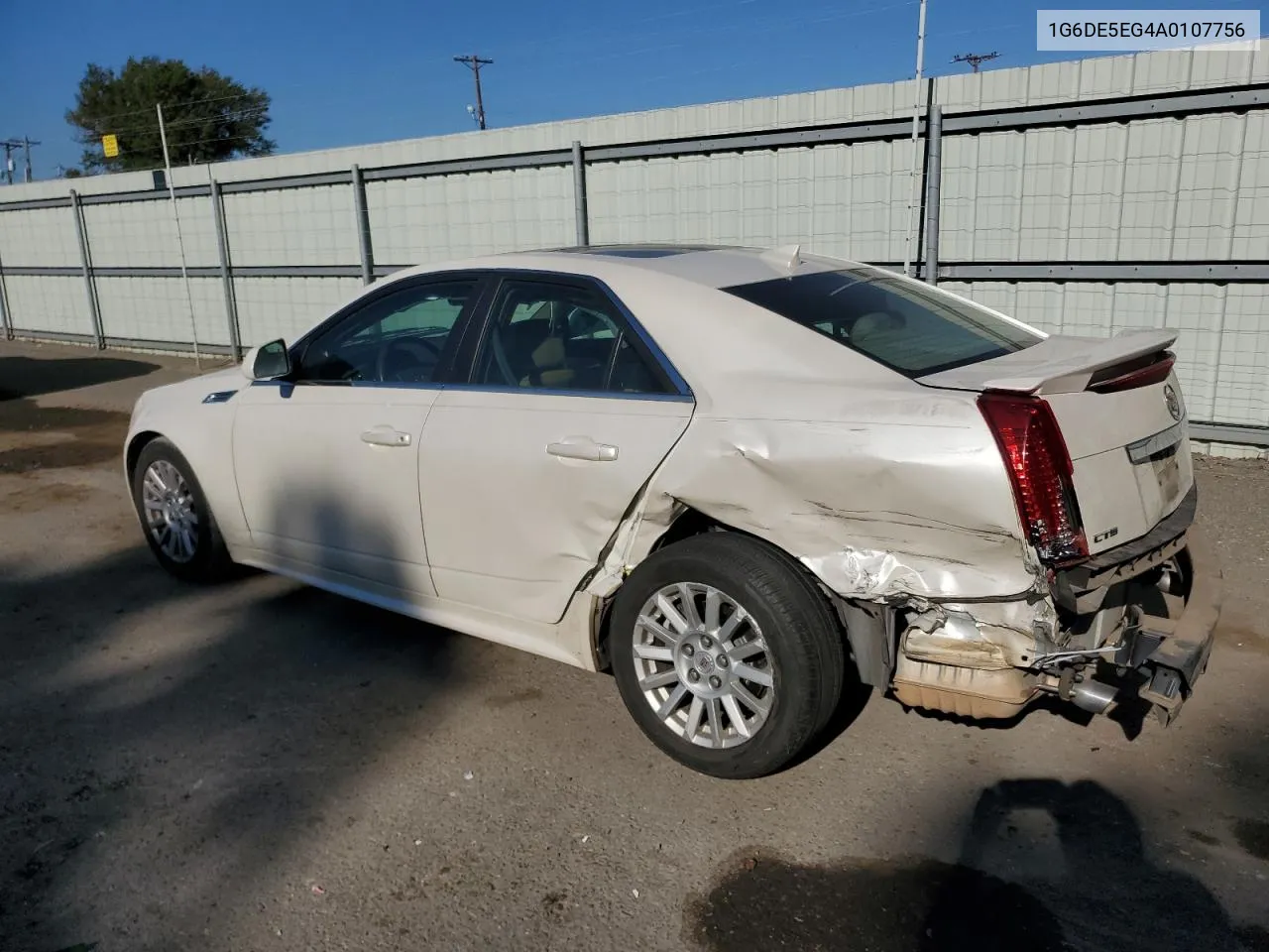 2010 Cadillac Cts Luxury Collection VIN: 1G6DE5EG4A0107756 Lot: 77246184