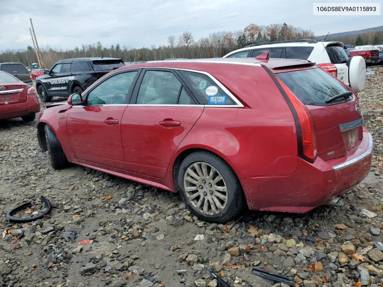 2010 Cadillac Cts Premium Collection VIN: 1G6DS8EV9A0115893 Lot: 78974154