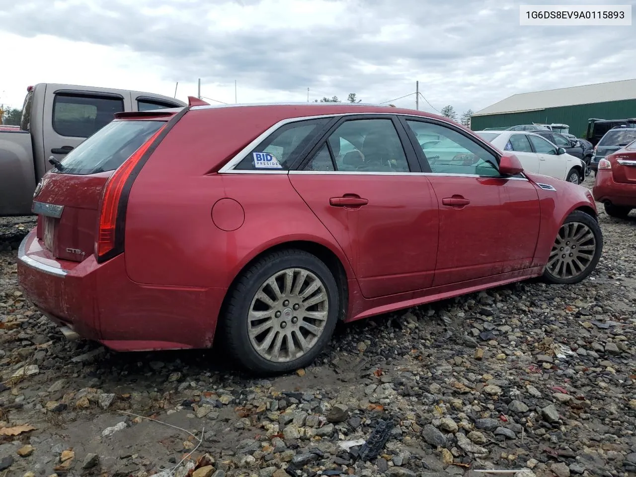 2010 Cadillac Cts Premium Collection VIN: 1G6DS8EV9A0115893 Lot: 78974154