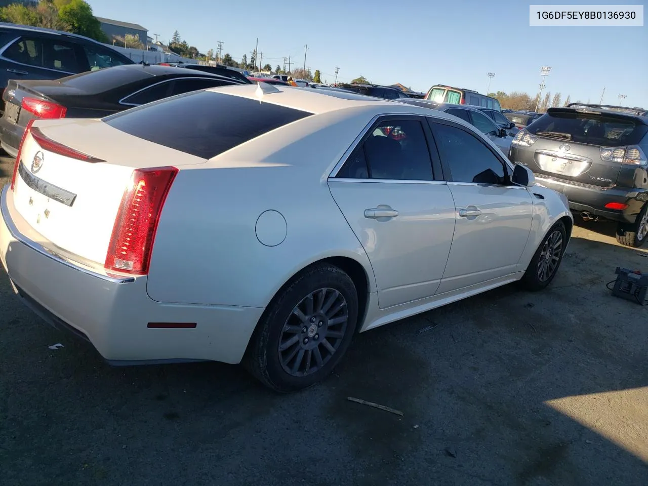 2011 Cadillac Cts Luxury Collection VIN: 1G6DF5EY8B0136930 Lot: 47235904