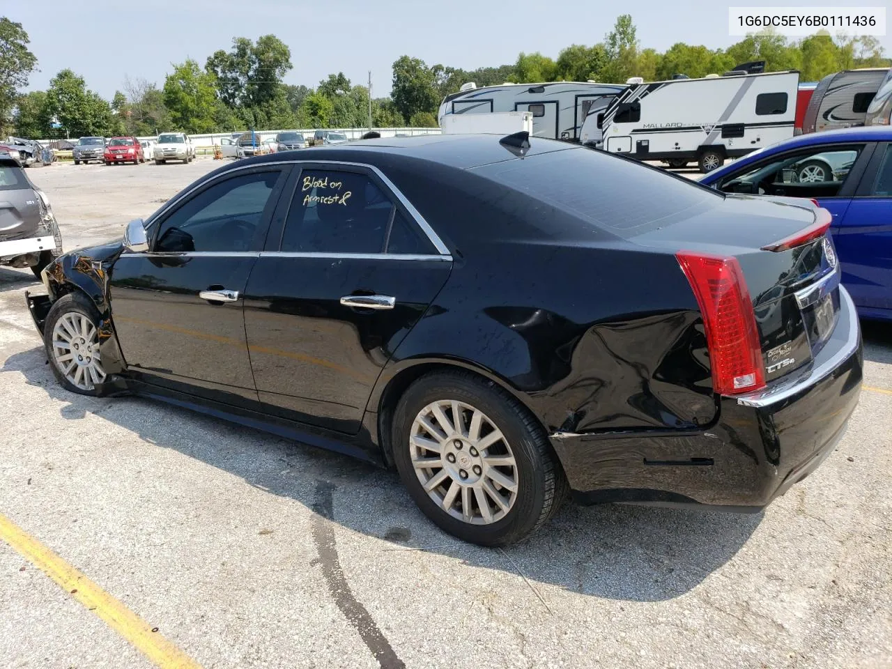 2011 Cadillac Cts VIN: 1G6DC5EY6B0111436 Lot: 68021504