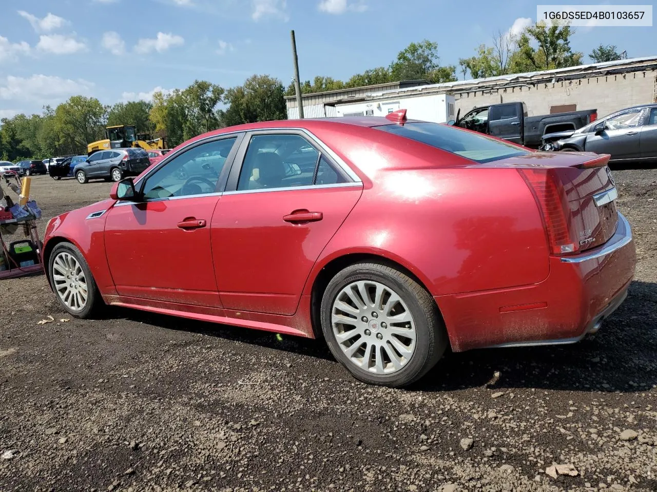 1G6DS5ED4B0103657 2011 Cadillac Cts Premium Collection