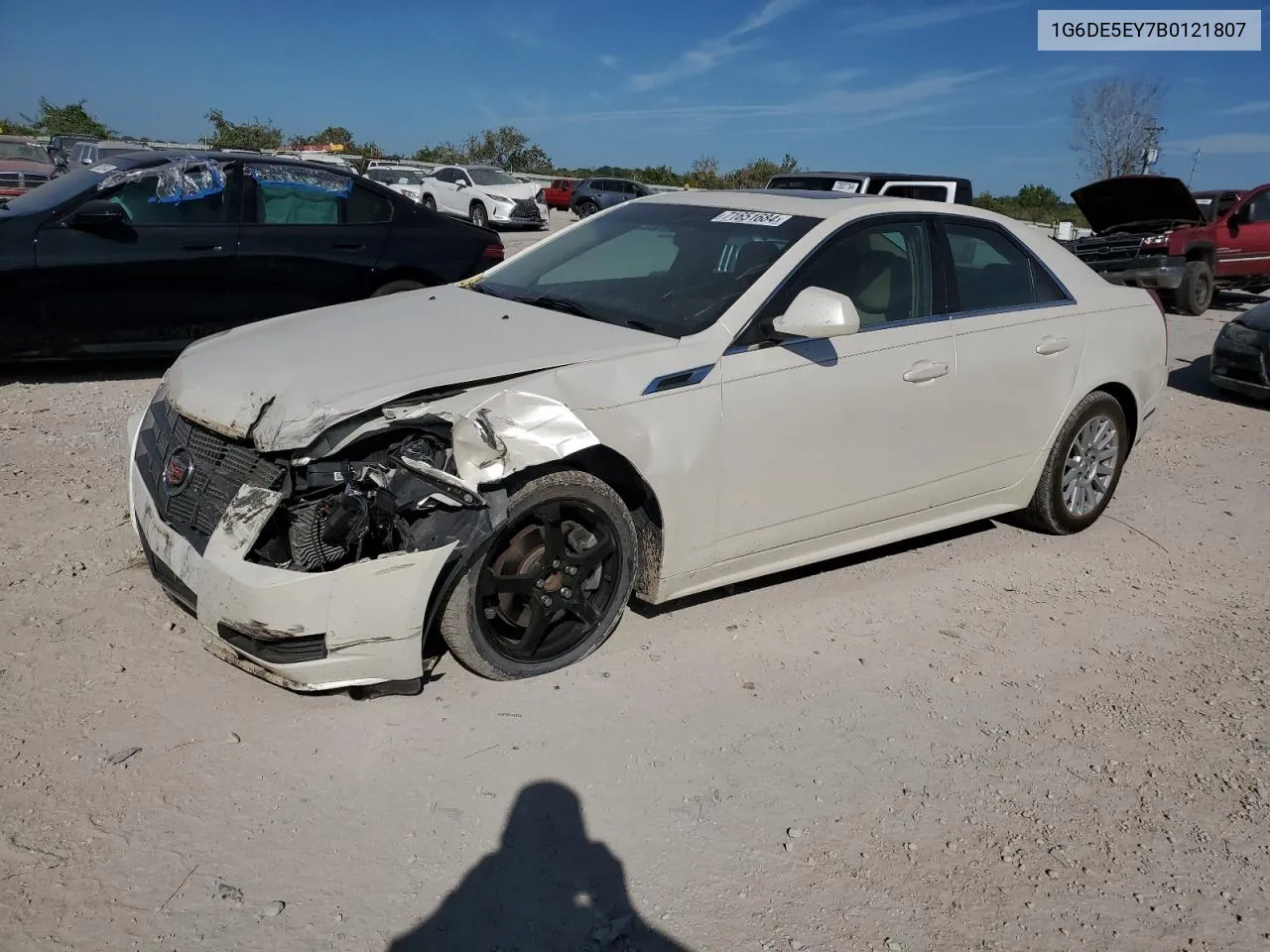 2011 Cadillac Cts Luxury Collection VIN: 1G6DE5EY7B0121807 Lot: 71651684