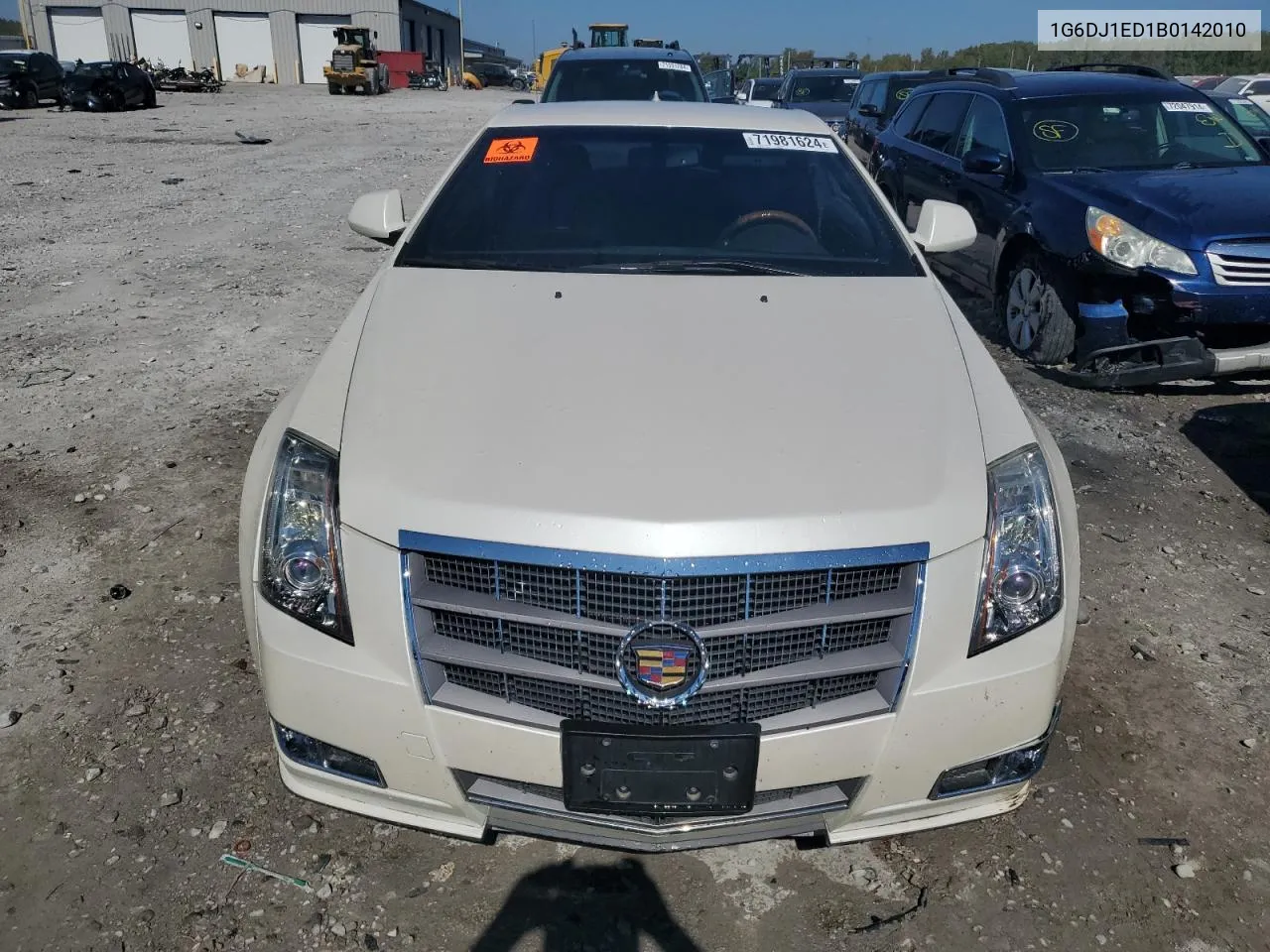 2011 Cadillac Cts Performance Collection VIN: 1G6DJ1ED1B0142010 Lot: 71981624