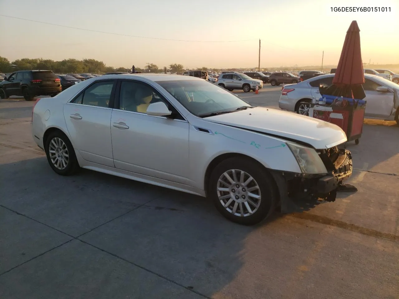 2011 Cadillac Cts Luxury Collection VIN: 1G6DE5EY6B0151011 Lot: 74858384