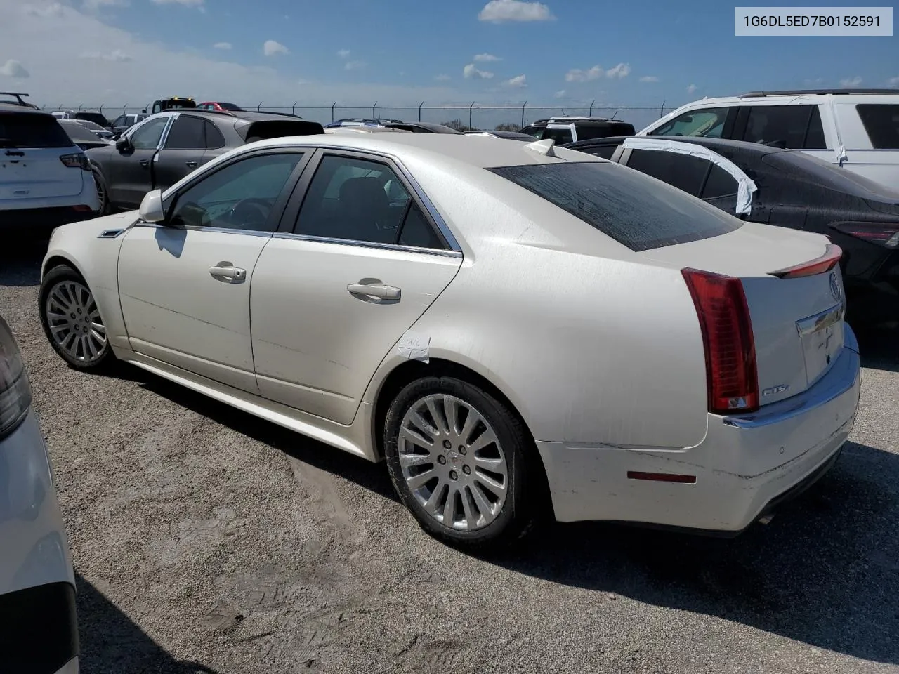 2011 Cadillac Cts Performance Collection VIN: 1G6DL5ED7B0152591 Lot: 75024024