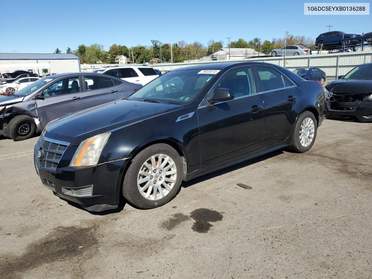 2011 Cadillac Cts VIN: 1G6DC5EYXB0136288 Lot: 75660974