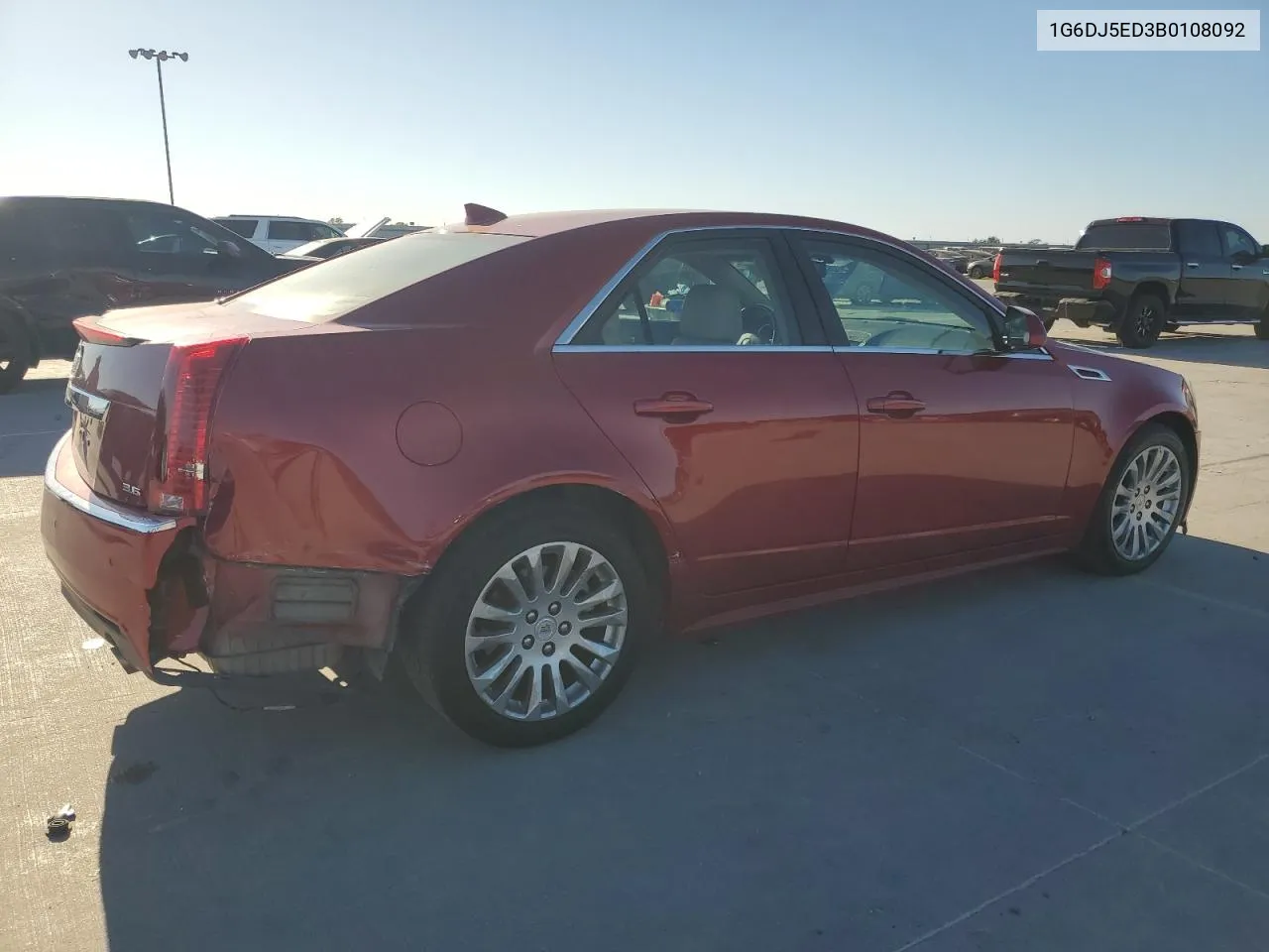 2011 Cadillac Cts Performance Collection VIN: 1G6DJ5ED3B0108092 Lot: 76266434