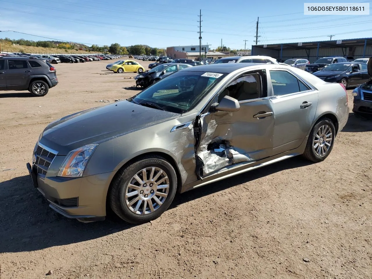 2011 Cadillac Cts Luxury Collection VIN: 1G6DG5EY5B0118611 Lot: 77444194