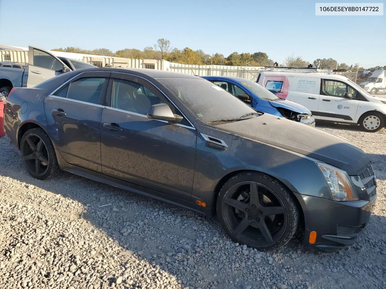 2011 Cadillac Cts Luxury Collection VIN: 1G6DE5EY8B0147722 Lot: 78133274