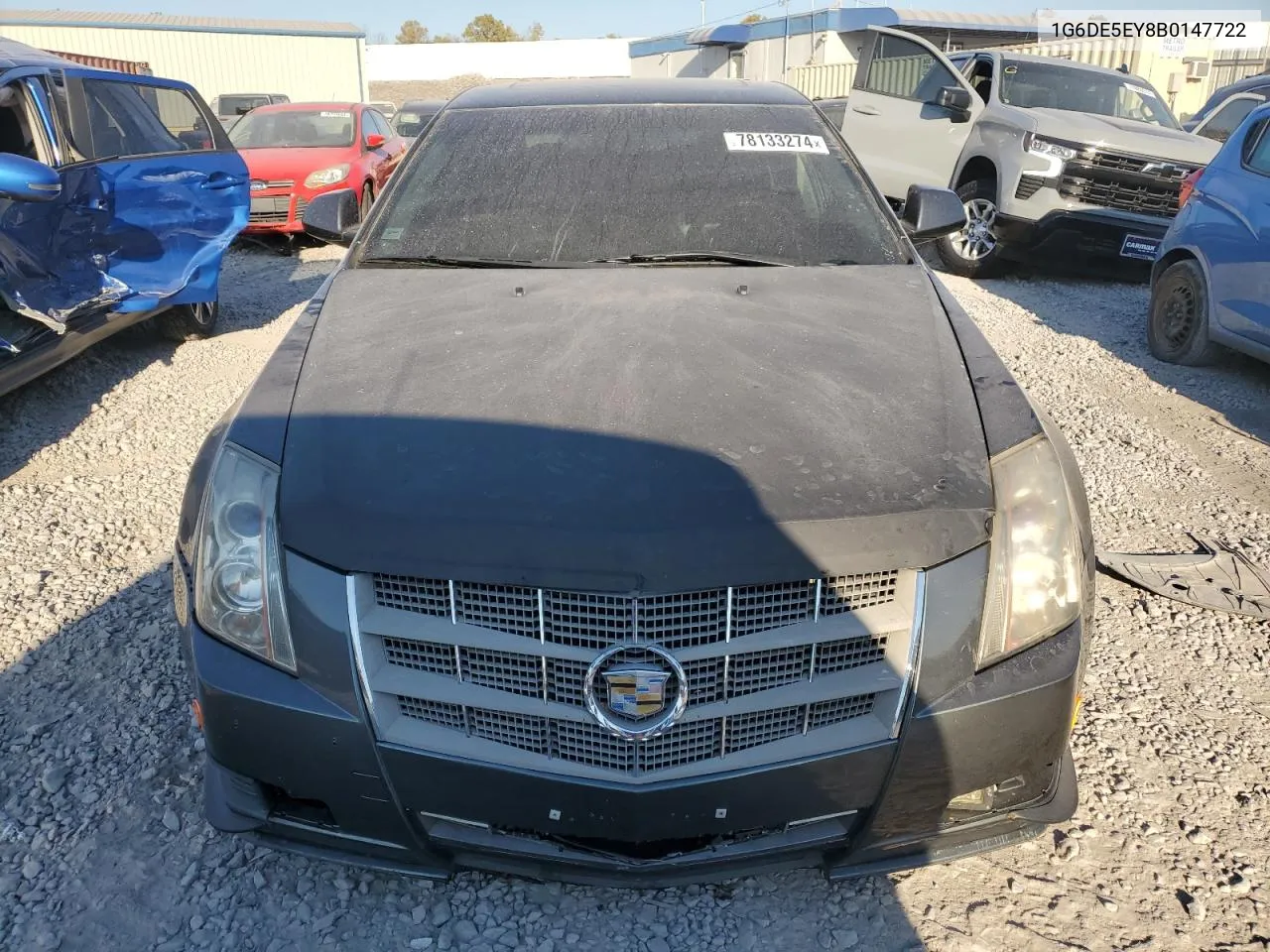 2011 Cadillac Cts Luxury Collection VIN: 1G6DE5EY8B0147722 Lot: 78133274