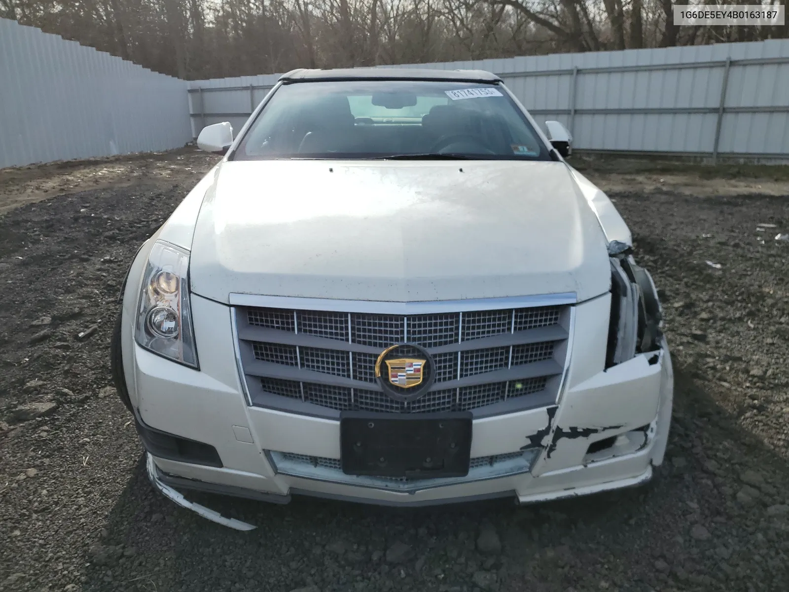 2011 Cadillac Cts Luxury Collection VIN: 1G6DE5EY4B0163187 Lot: 81741753