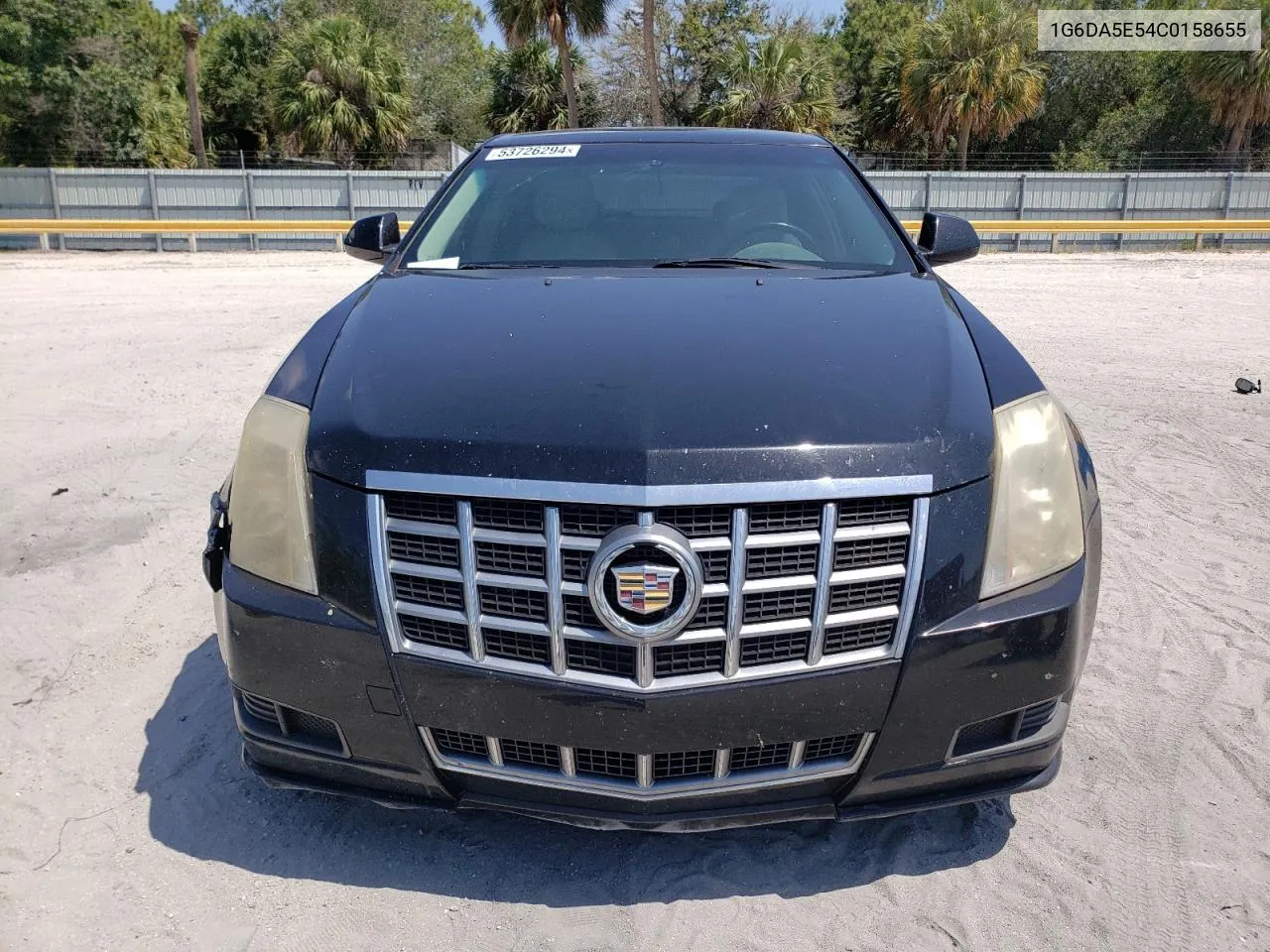 2012 Cadillac Cts VIN: 1G6DA5E54C0158655 Lot: 53726294