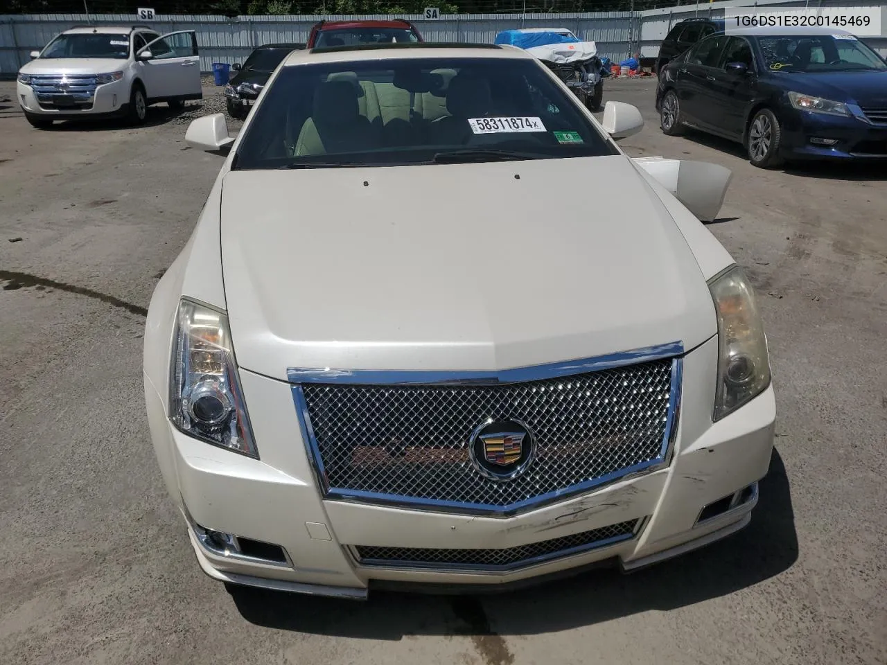 2012 Cadillac Cts Premium Collection VIN: 1G6DS1E32C0145469 Lot: 58311874