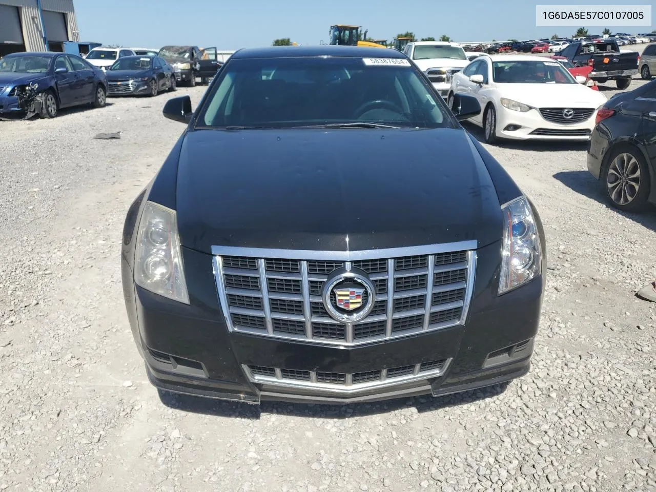 2012 Cadillac Cts VIN: 1G6DA5E57C0107005 Lot: 58387654