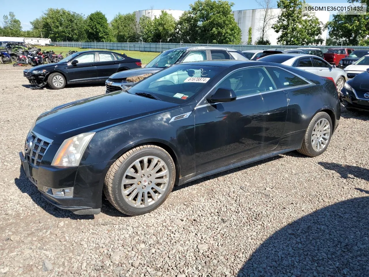 2012 Cadillac Cts Performance Collection VIN: 1G6DM1E36C0151432 Lot: 61678874