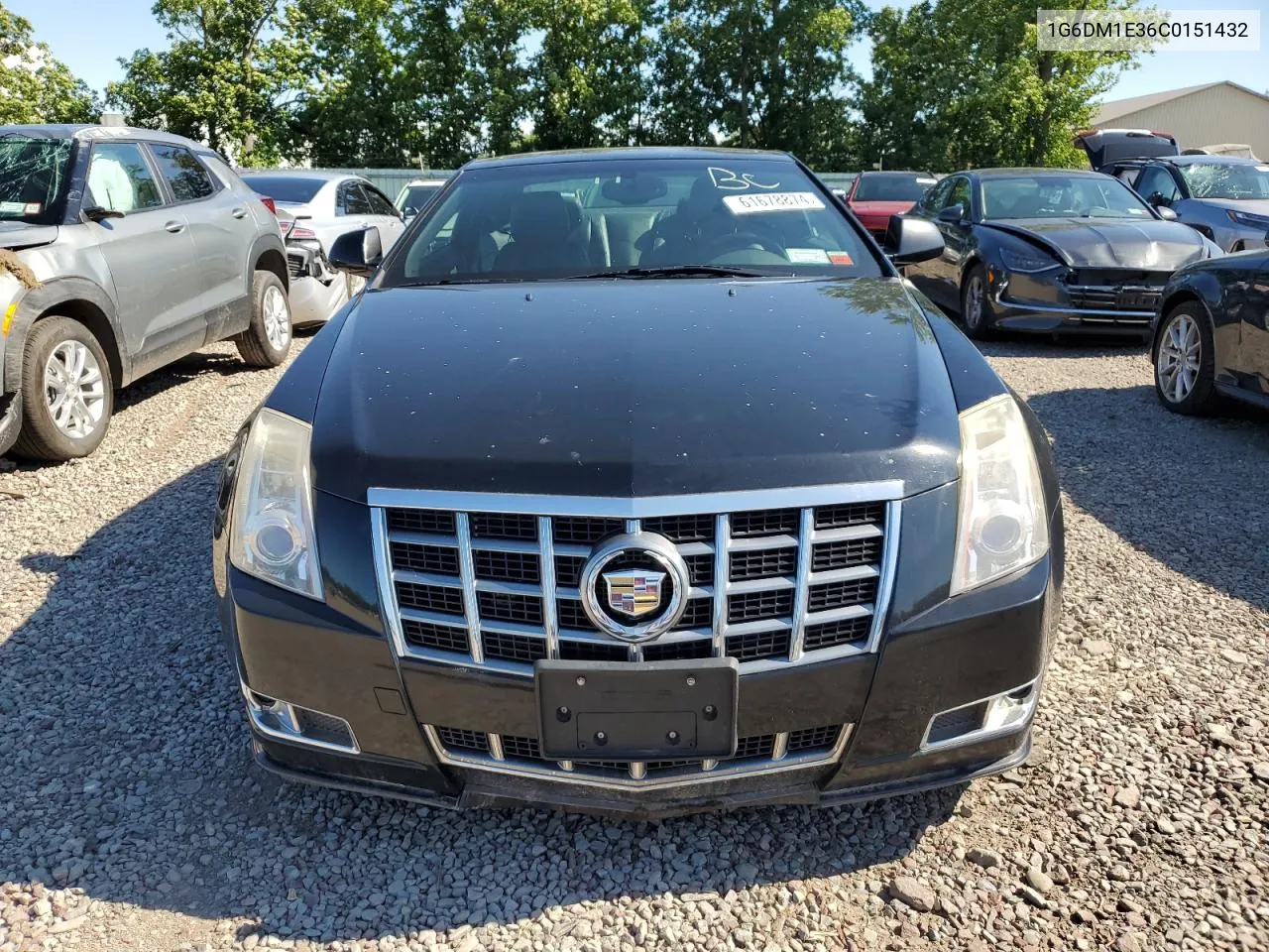 2012 Cadillac Cts Performance Collection VIN: 1G6DM1E36C0151432 Lot: 61678874