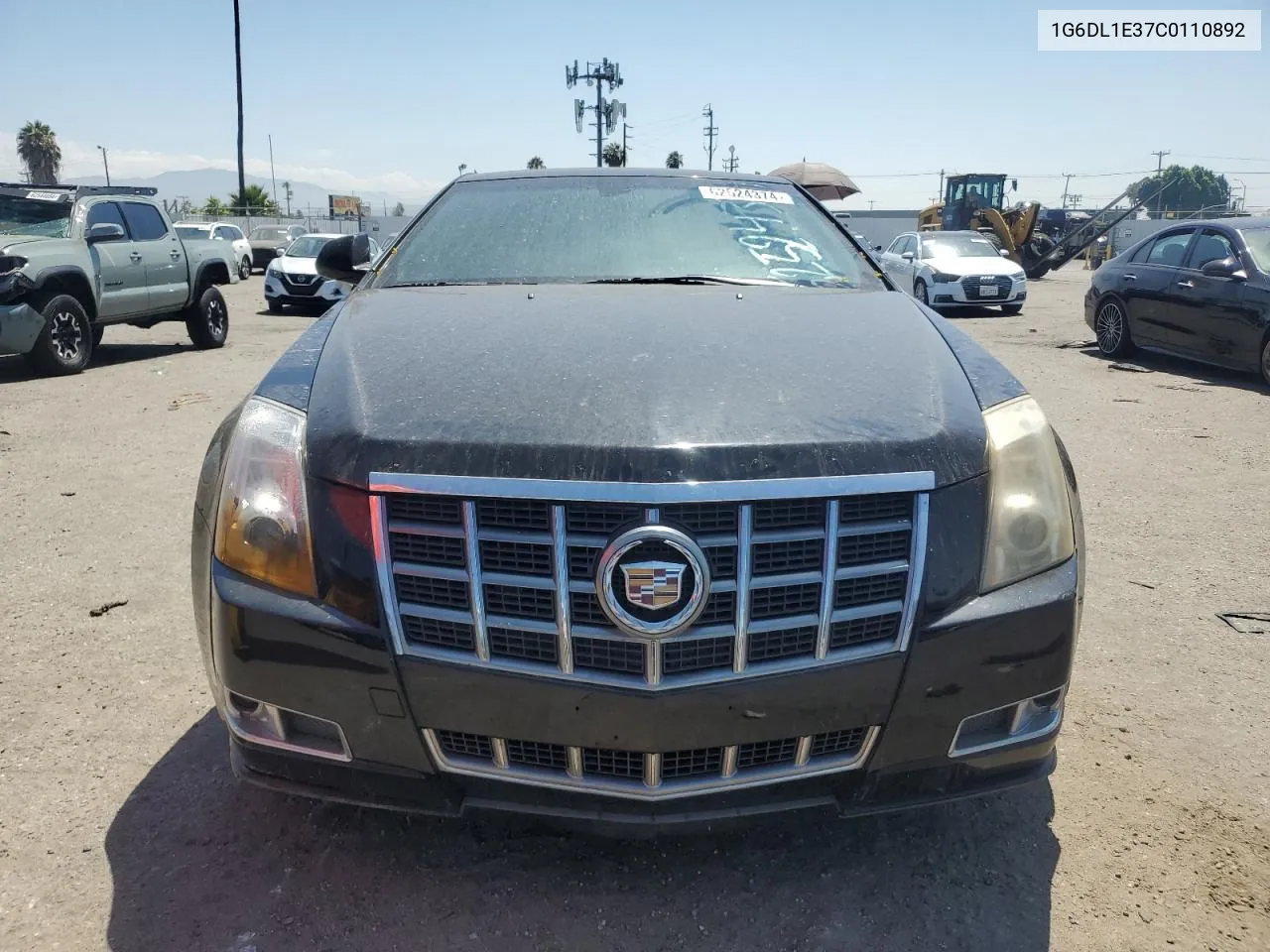 2012 Cadillac Cts Performance Collection VIN: 1G6DL1E37C0110892 Lot: 62524374