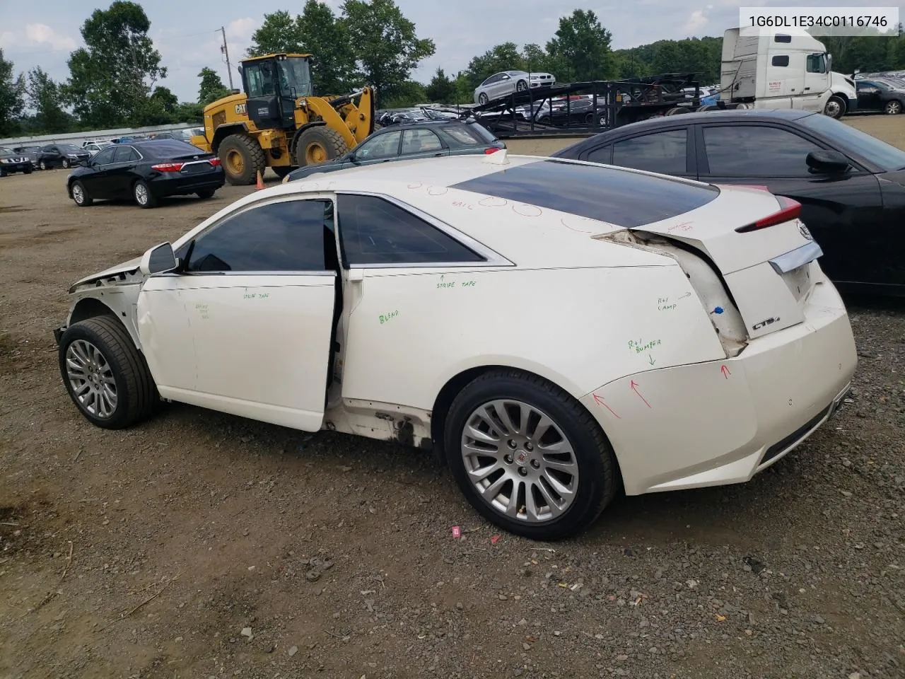 2012 Cadillac Cts Performance Collection VIN: 1G6DL1E34C0116746 Lot: 64545274