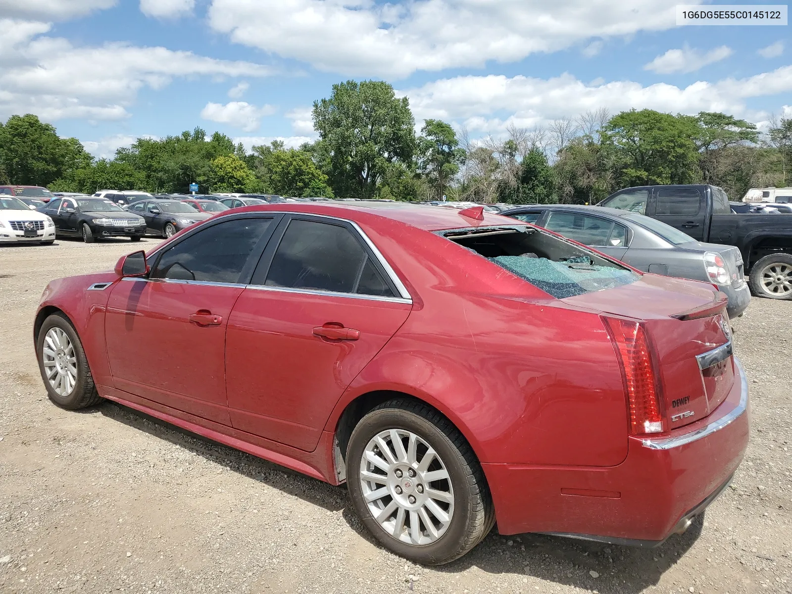 2012 Cadillac Cts Luxury Collection VIN: 1G6DG5E55C0145122 Lot: 66777384