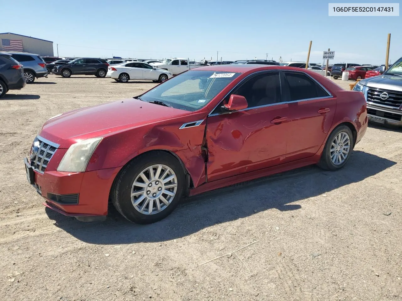 2012 Cadillac Cts Luxury Collection VIN: 1G6DF5E52C0147431 Lot: 68123964