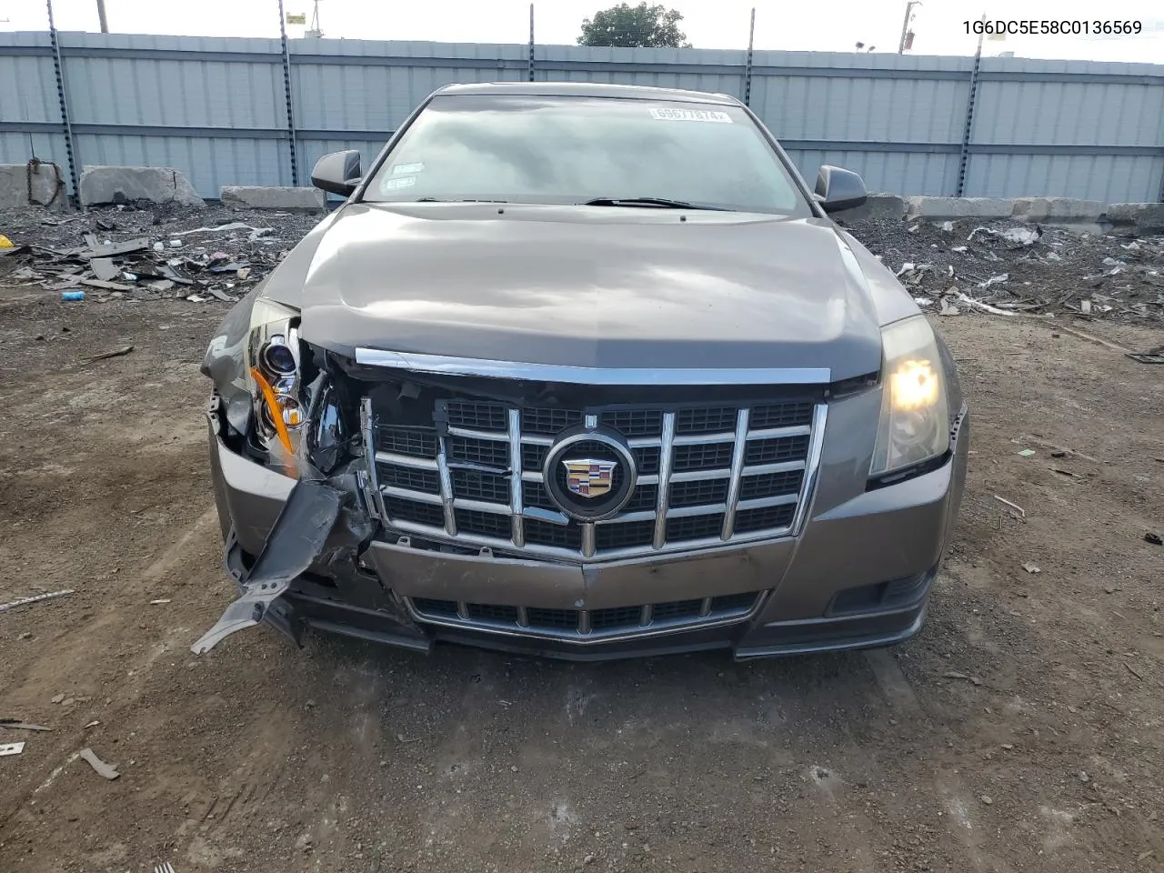 2012 Cadillac Cts VIN: 1G6DC5E58C0136569 Lot: 69677874