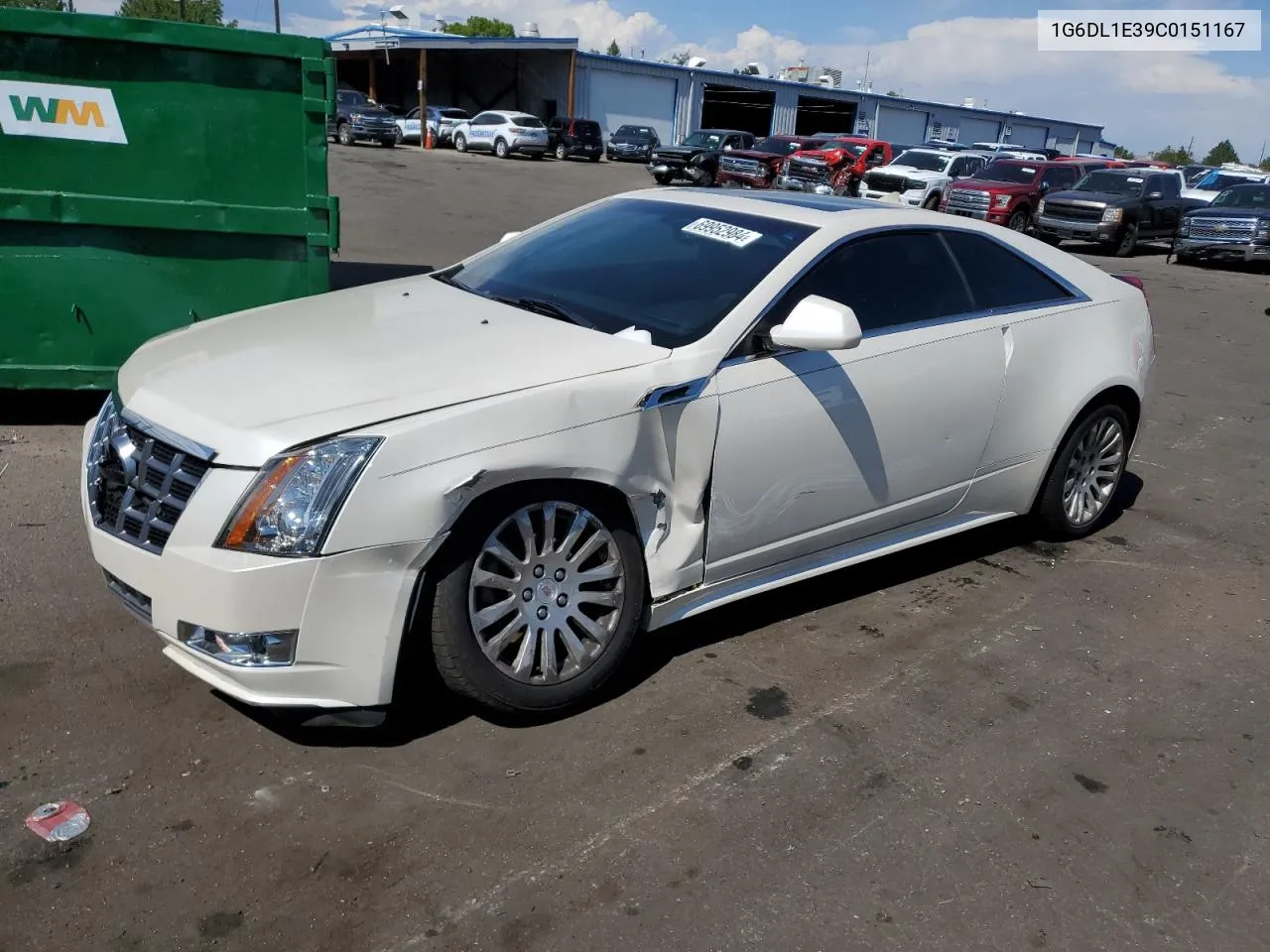 2012 Cadillac Cts Performance Collection VIN: 1G6DL1E39C0151167 Lot: 69952984