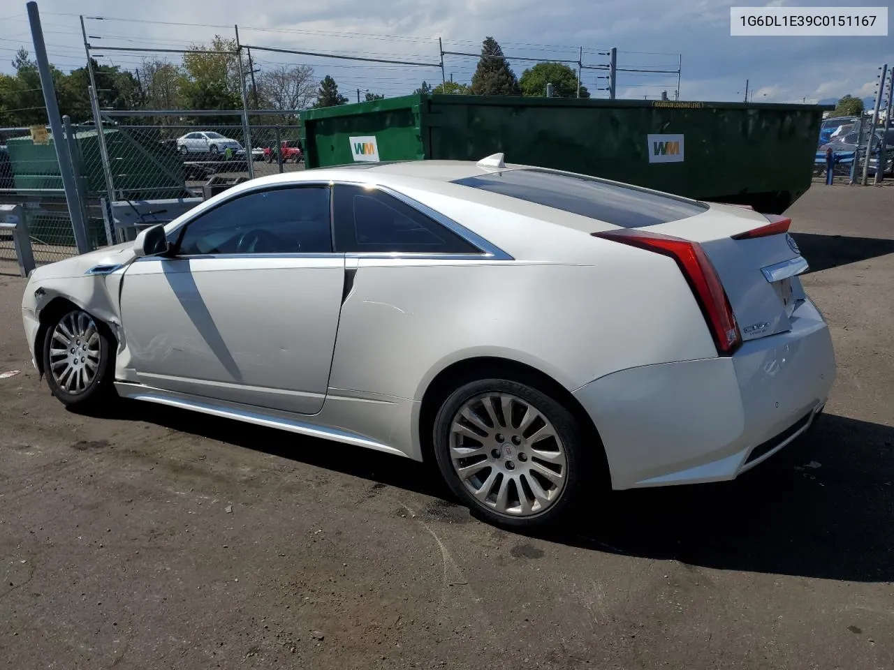 2012 Cadillac Cts Performance Collection VIN: 1G6DL1E39C0151167 Lot: 69952984