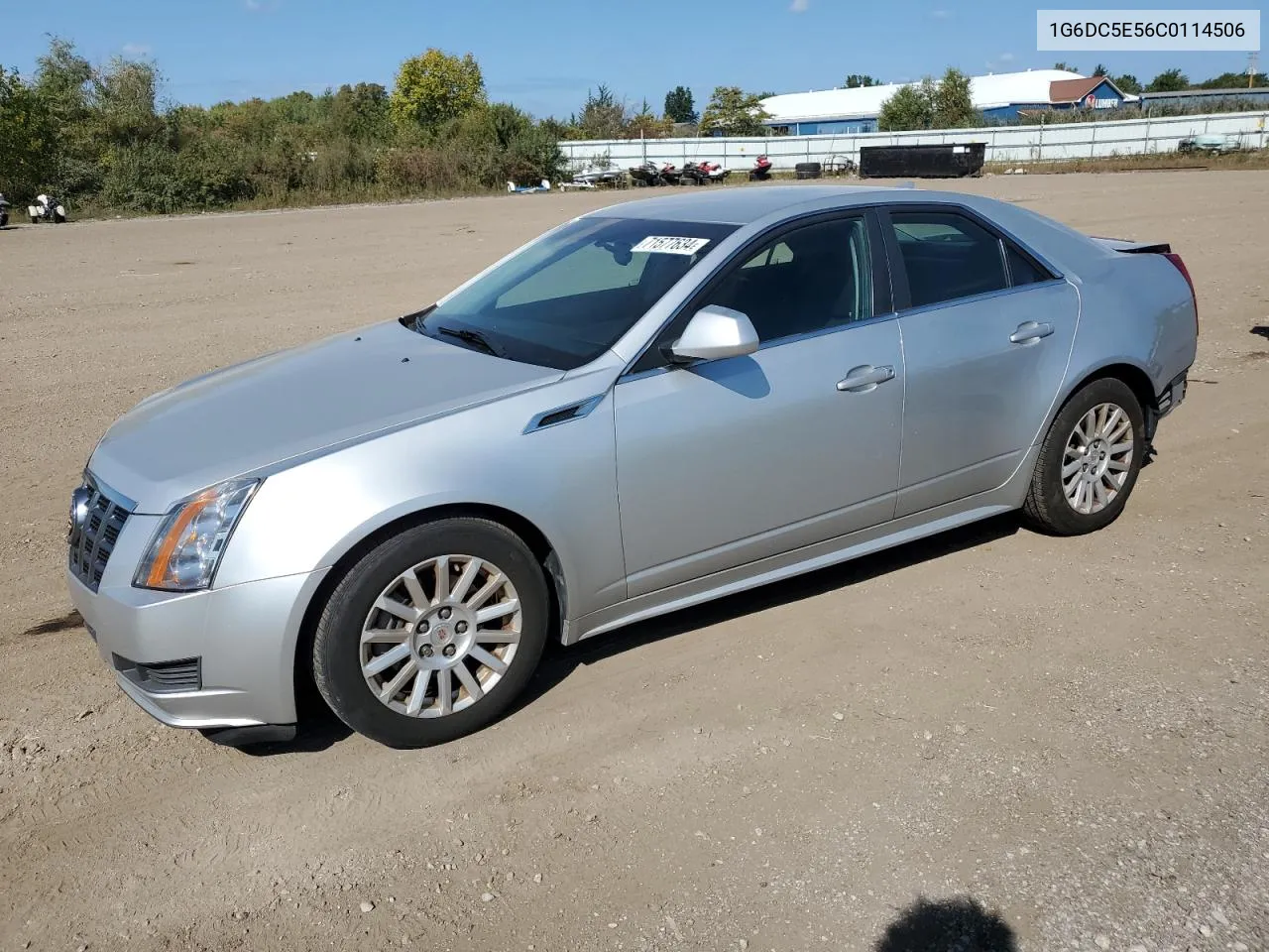 2012 Cadillac Cts VIN: 1G6DC5E56C0114506 Lot: 71577634