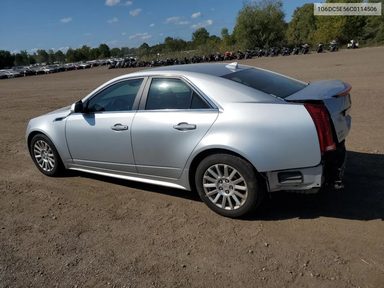 2012 Cadillac Cts VIN: 1G6DC5E56C0114506 Lot: 71577634