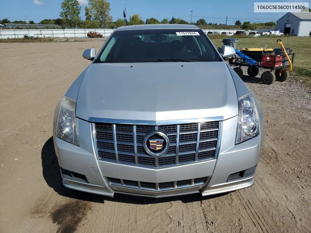 2012 Cadillac Cts VIN: 1G6DC5E56C0114506 Lot: 71577634