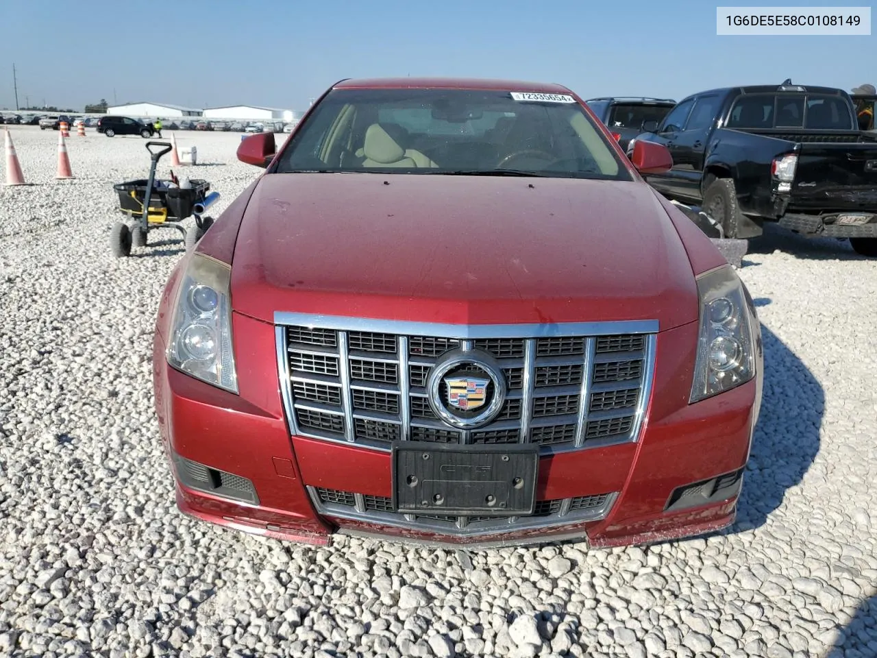 2012 Cadillac Cts Luxury Collection VIN: 1G6DE5E58C0108149 Lot: 72335654