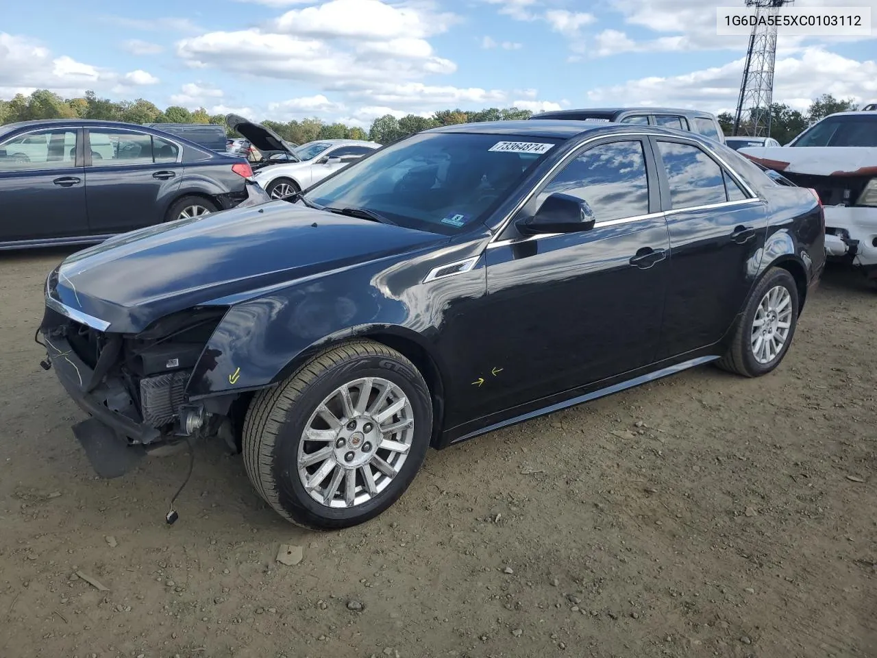 2012 Cadillac Cts VIN: 1G6DA5E5XC0103112 Lot: 73364874