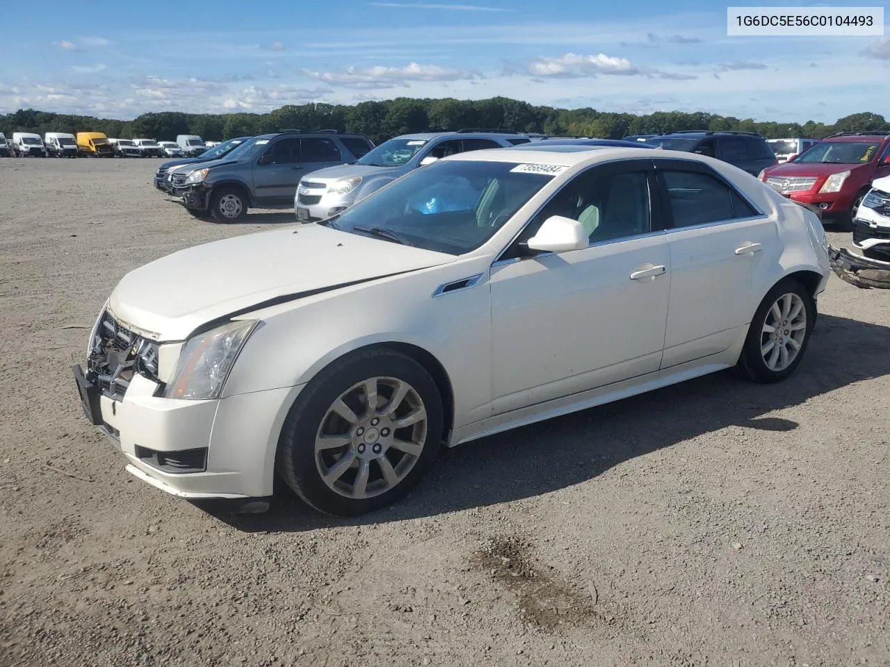 2012 Cadillac Cts VIN: 1G6DC5E56C0104493 Lot: 73569484