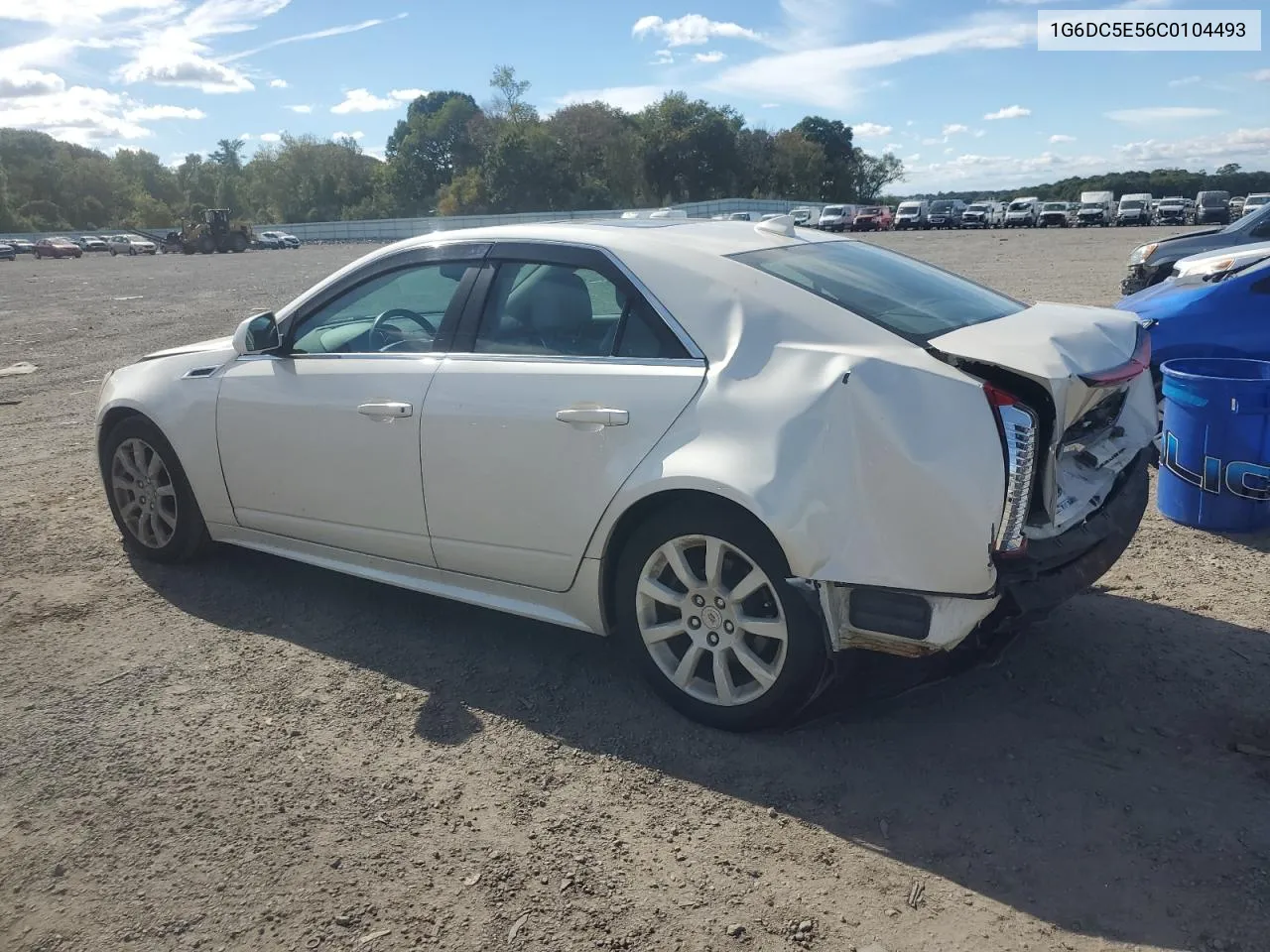 2012 Cadillac Cts VIN: 1G6DC5E56C0104493 Lot: 73569484