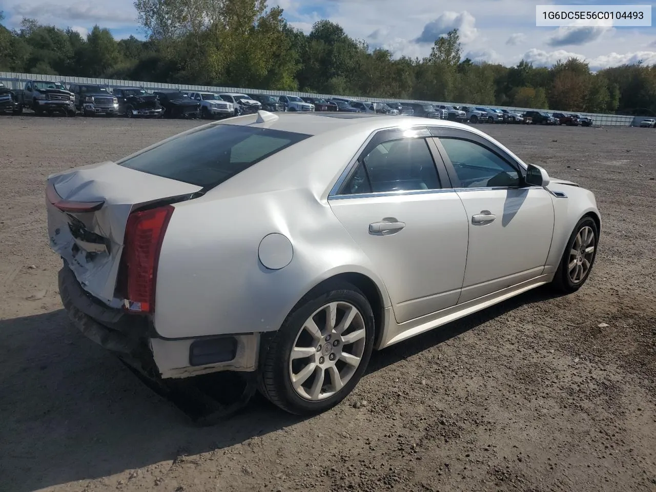 2012 Cadillac Cts VIN: 1G6DC5E56C0104493 Lot: 73569484