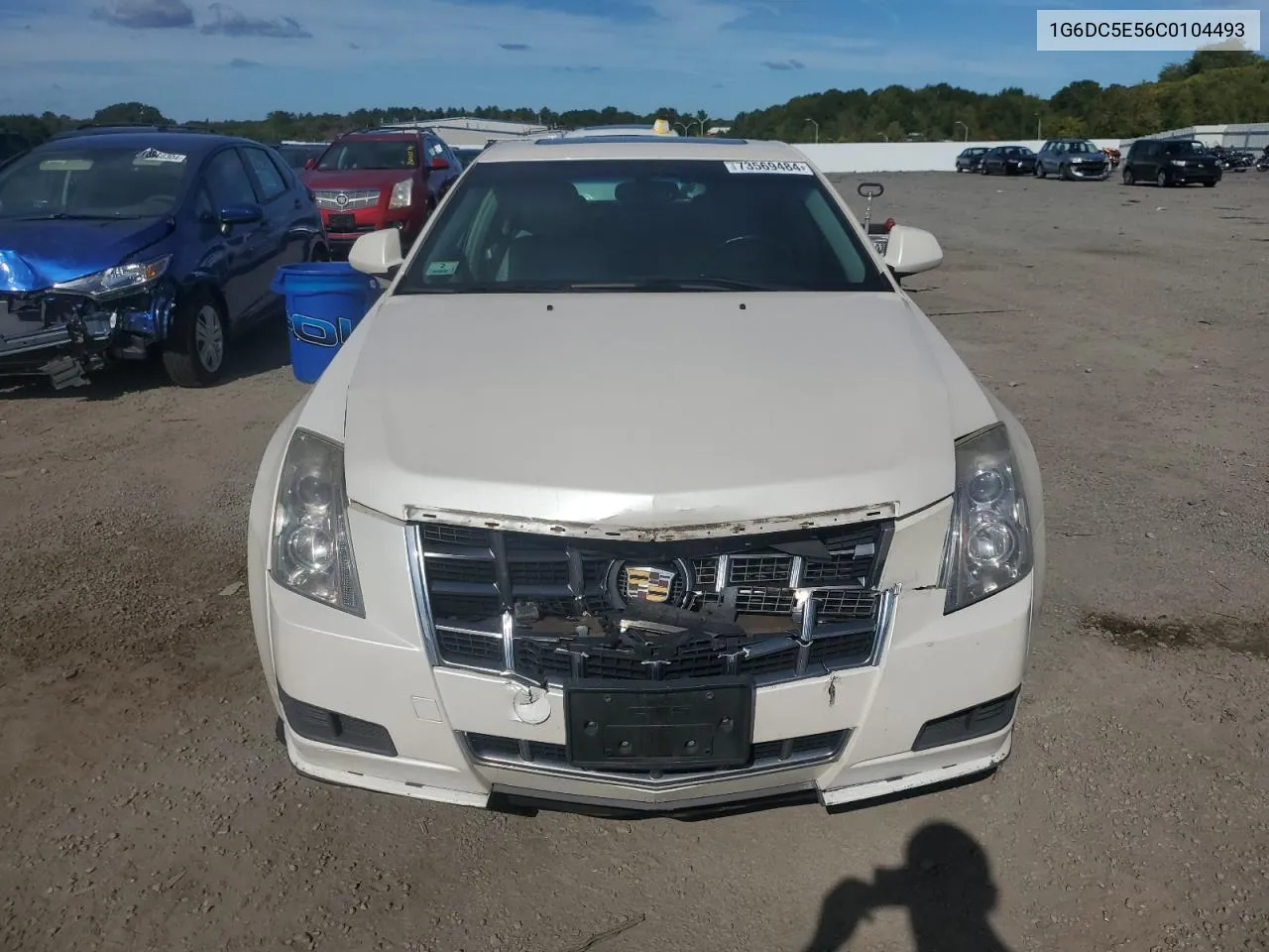 2012 Cadillac Cts VIN: 1G6DC5E56C0104493 Lot: 73569484