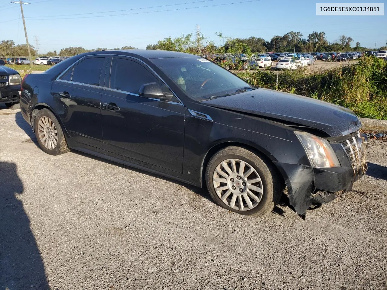 2012 Cadillac Cts Luxury Collection VIN: 1G6DE5E5XC0134851 Lot: 73853904