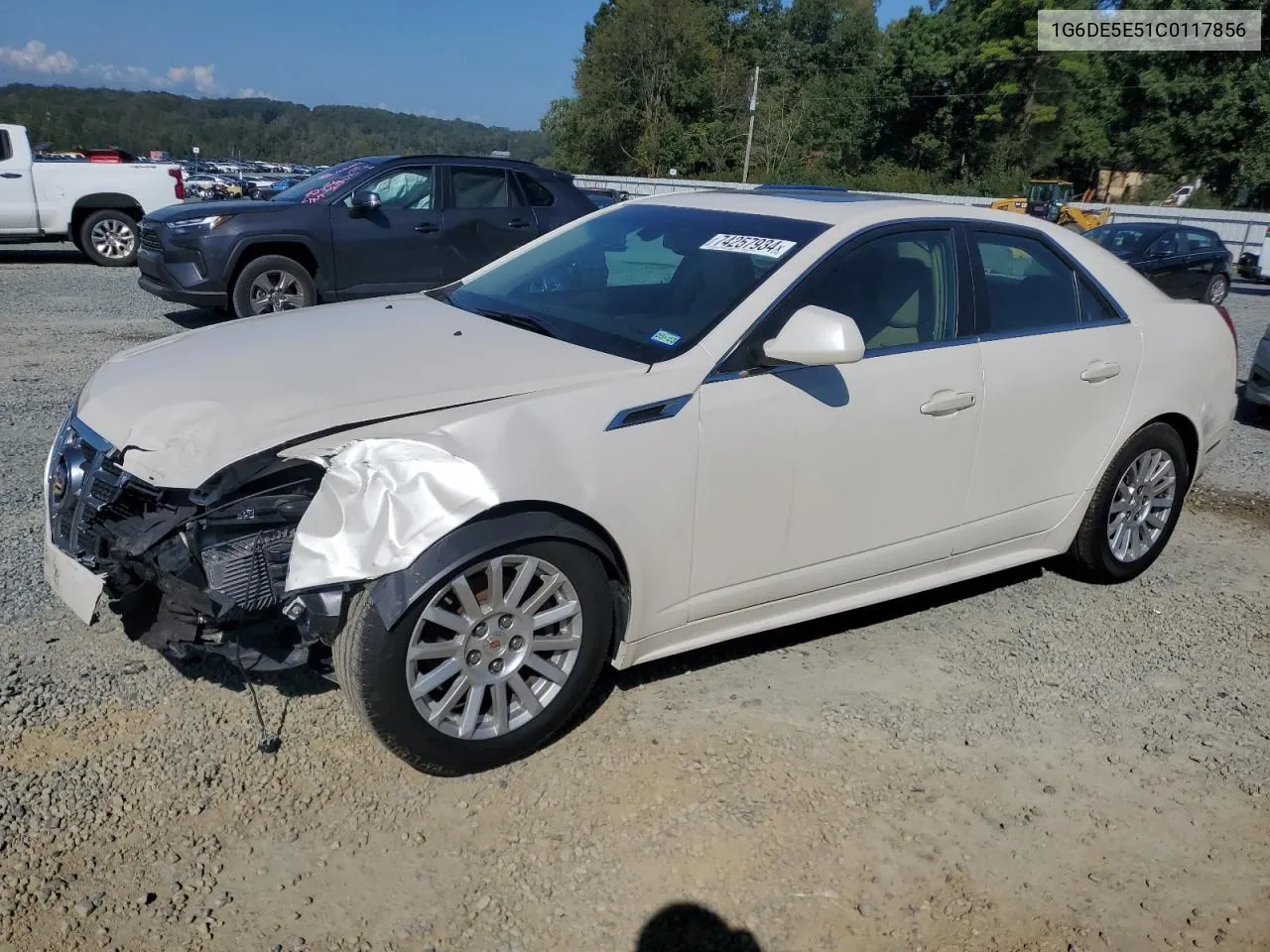 2012 Cadillac Cts Luxury Collection VIN: 1G6DE5E51C0117856 Lot: 74257934