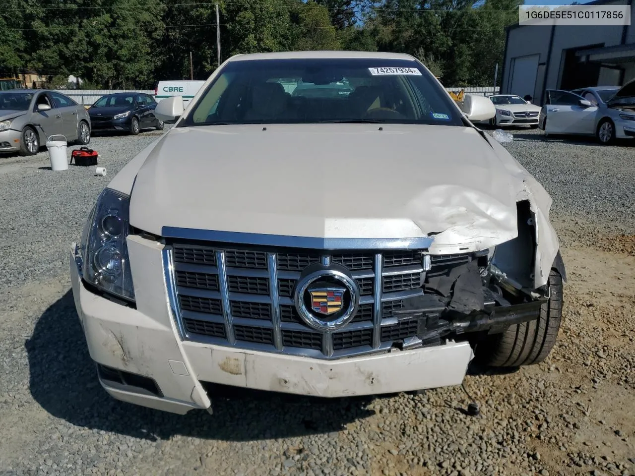 2012 Cadillac Cts Luxury Collection VIN: 1G6DE5E51C0117856 Lot: 74257934