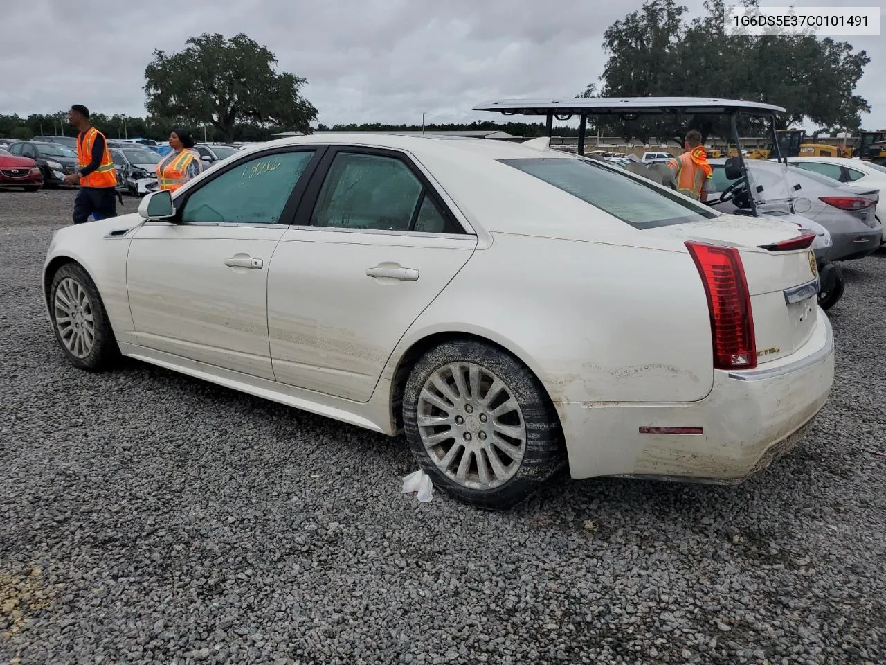 2012 Cadillac Cts Premium Collection VIN: 1G6DS5E37C0101491 Lot: 74605004