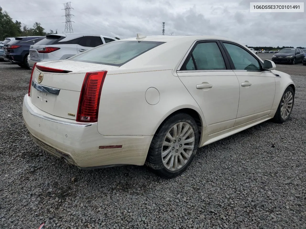 2012 Cadillac Cts Premium Collection VIN: 1G6DS5E37C0101491 Lot: 74605004